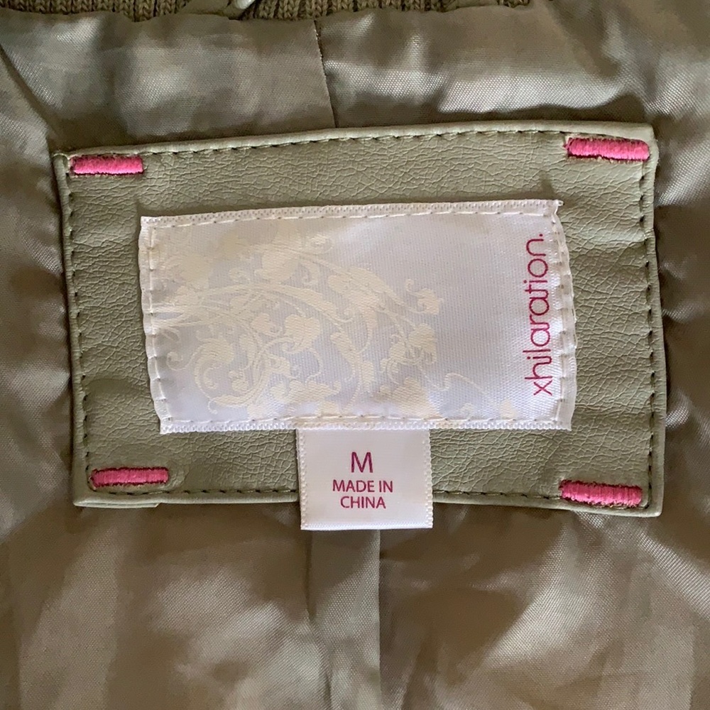 $5 Faux Leather Bomber Jacket - Picture 12 of 14